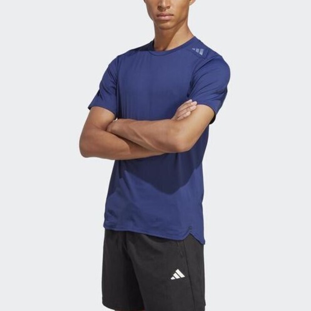 Adidas D4T Cord WO Tee IC2104 男 短袖 上衣 T恤 亞洲版 健身 重訓 吸濕排汗 藍