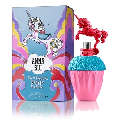 Anna Sui Fantasia Pop Surprise 童話彩虹獨角獸淡香水 50ml 藍紅 (原廠公司貨)