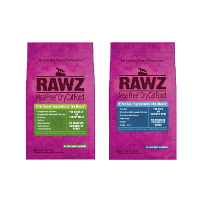 美國RAWZ納茲全鮮肉無榖自然糧 適用全齡貓 台灣公司貨 7.8LBS(3.5kg)(購買第二件贈送寵物零食x1包)