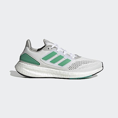 Adidas Pureboost 22 [HQ8588] 男 慢跑鞋 運動 訓練 路跑 短跑 緩震 透氣 舒適 白 綠