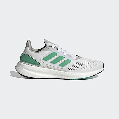 Adidas Pureboost 22 HQ8588 男 慢跑鞋 運動 訓練 路跑 短跑 緩震 透氣 舒適 白 綠