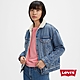 Levis 女款 牛仔外套 Boyfriend寬鬆版型 Sherpa棉花絨 精工藍染水洗 product thumbnail 1