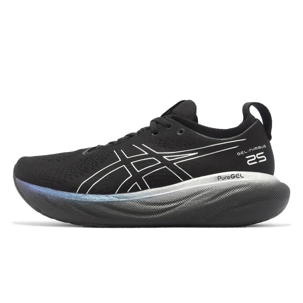 Asics 慢跑鞋 GEL-Nimbus 25 Platinum 男鞋 黑 銀 緩震 運動鞋 亞瑟士 白金系列 1011B616001 | 慢跑鞋 |  Yahoo奇摩購物中心