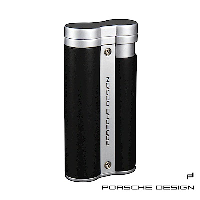 保時捷Porsche Design P3633花火焰雙筒打火機(黑)