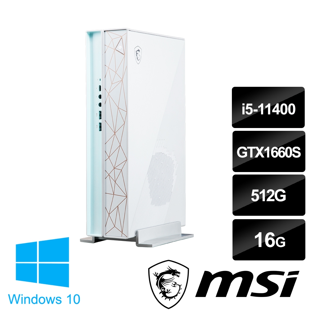 msi微星 Creator P50 11SI-028TW 創作者主機 (i5-11400/16G/512G SSD/GTX1660S-6G/Win10)