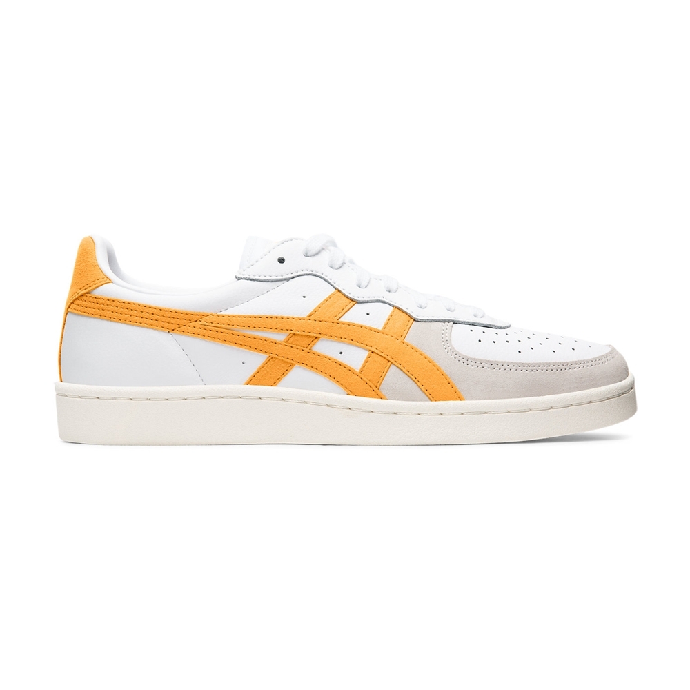 Onitsuka Tiger鬼塚虎-GSM 休閒鞋 男女 (白底黃邊)1183A353-105