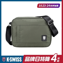 K-SWISS CT SHOULDER BAG運動斜背包-橄欖綠