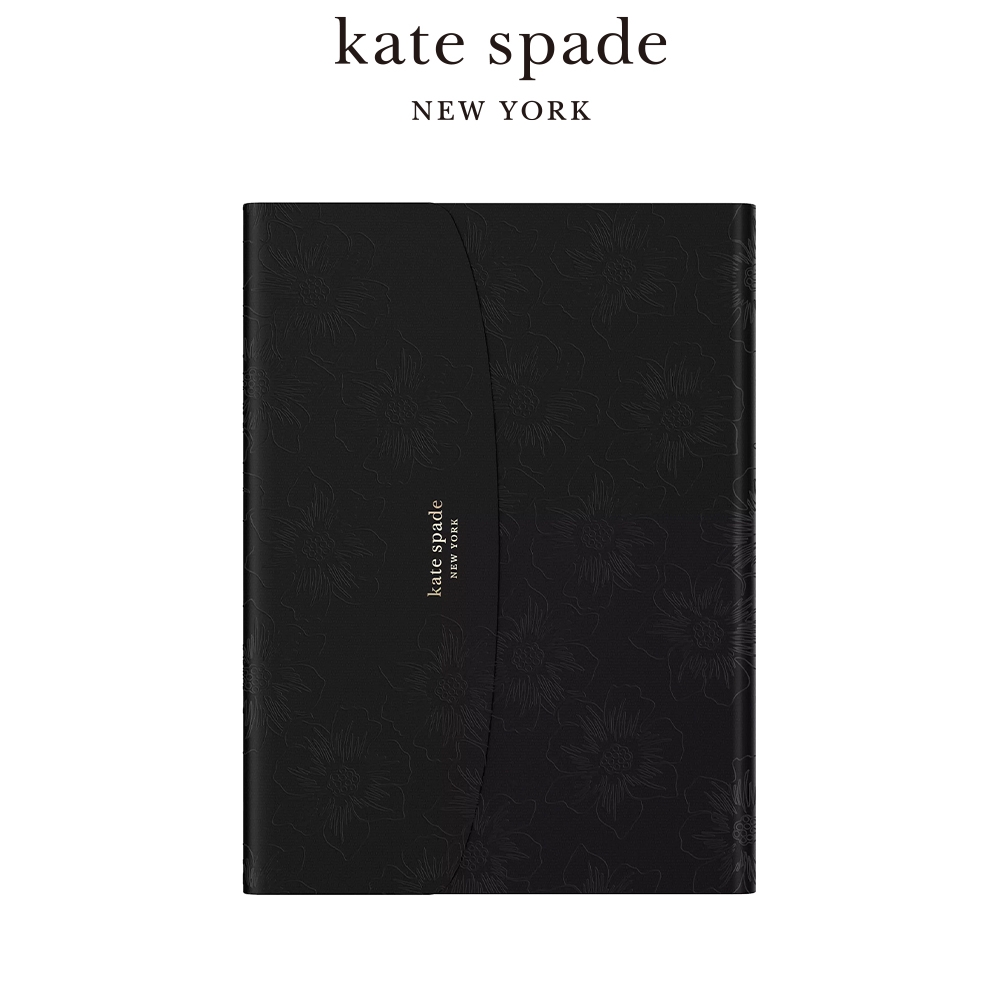 【Kate Spade】iPad Pro 11" 蜀葵壓花保護殼/套-黑色