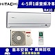 HITACHI日立 4-5坪 1級變頻冷專冷氣 RAS-28QK1+RAC-28QK1 旗艦系列 product thumbnail 1