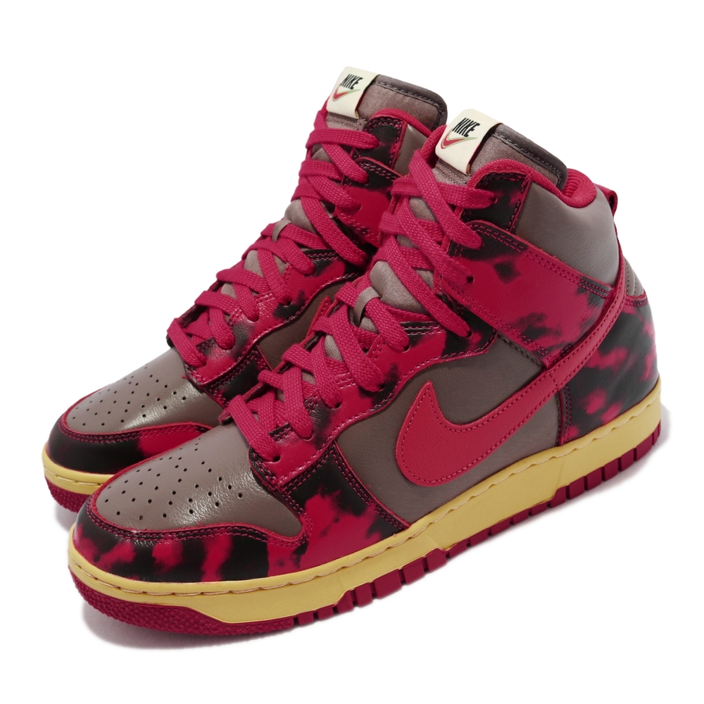 Nike 休閒鞋Dunk High 1985 SP 男鞋仿舊舒適穿搭Red Acid Wash 紅