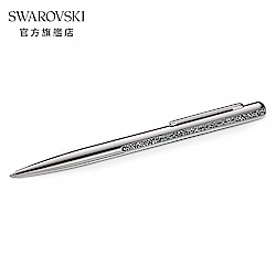 SWAROVSKI 施華洛世奇 CRYSTAL SHIMMER 白金色水晶圓珠筆