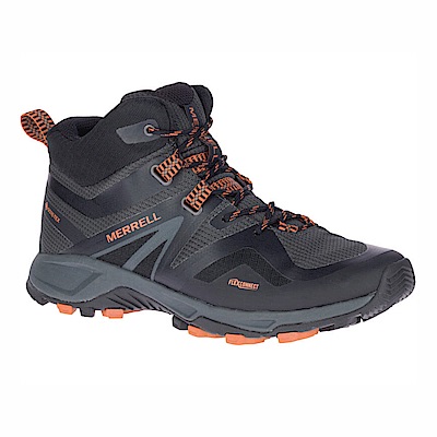 Merrell MQM Flex 2 Mid GTX [ML034225] 男 越野鞋 戶外 登山 防水 中筒 黑 橘