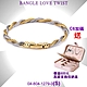 CHARRIOL夏利豪 Bangle Love Twist 真愛金銀雙索手環S款 C6(04-804-1279-0) product thumbnail 1