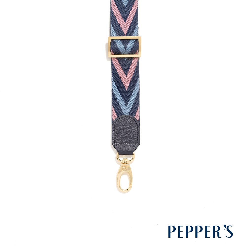 PEPPER'S Hope 可調整劍紋編織背帶 - 深藍