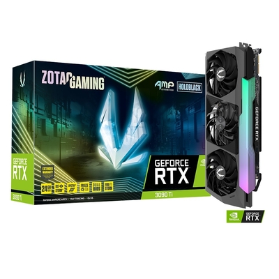 ZOTAC索泰 GAMING GeForce RTX 3090Ti AMP Extreme Holo 顯示卡