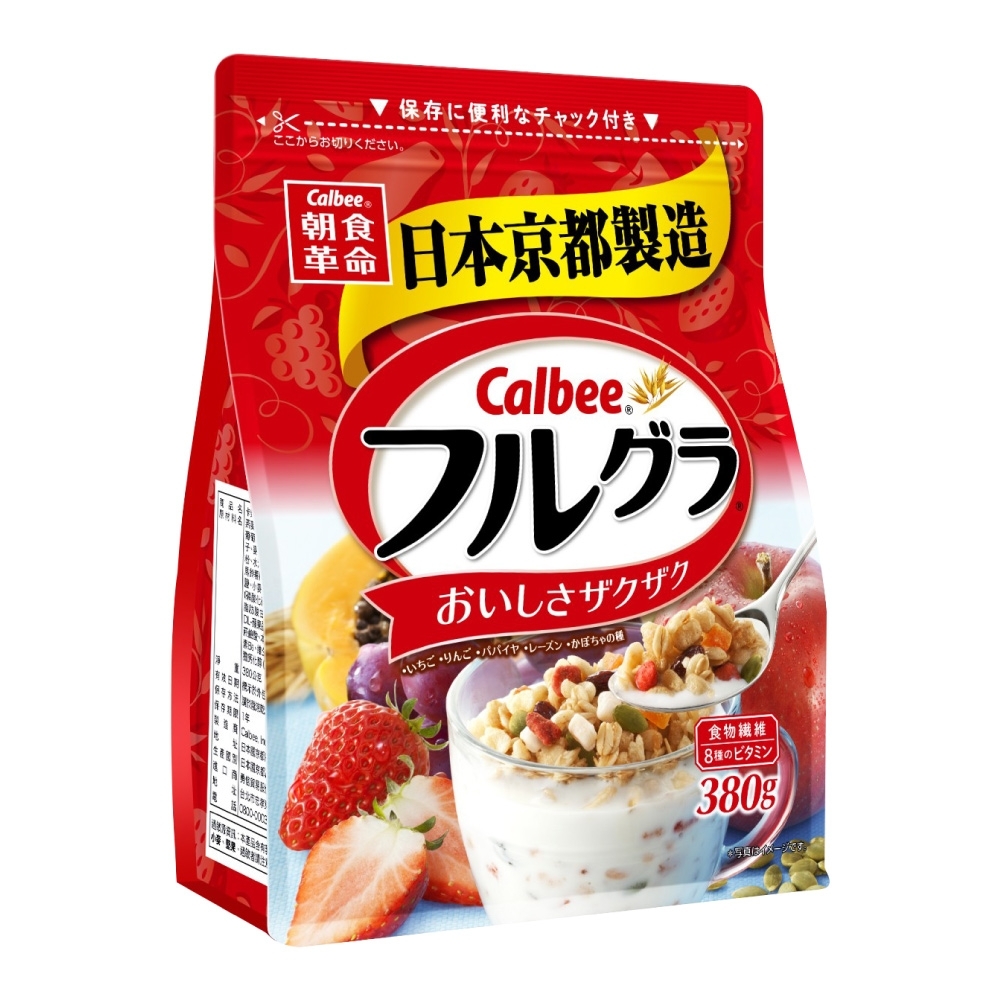 Calbee卡樂比 富果樂水果麥片(380g)