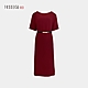 JESSICA RED - 寬鬆舒適透氣醋纖短袖洋裝822Z73（紅） product thumbnail 1