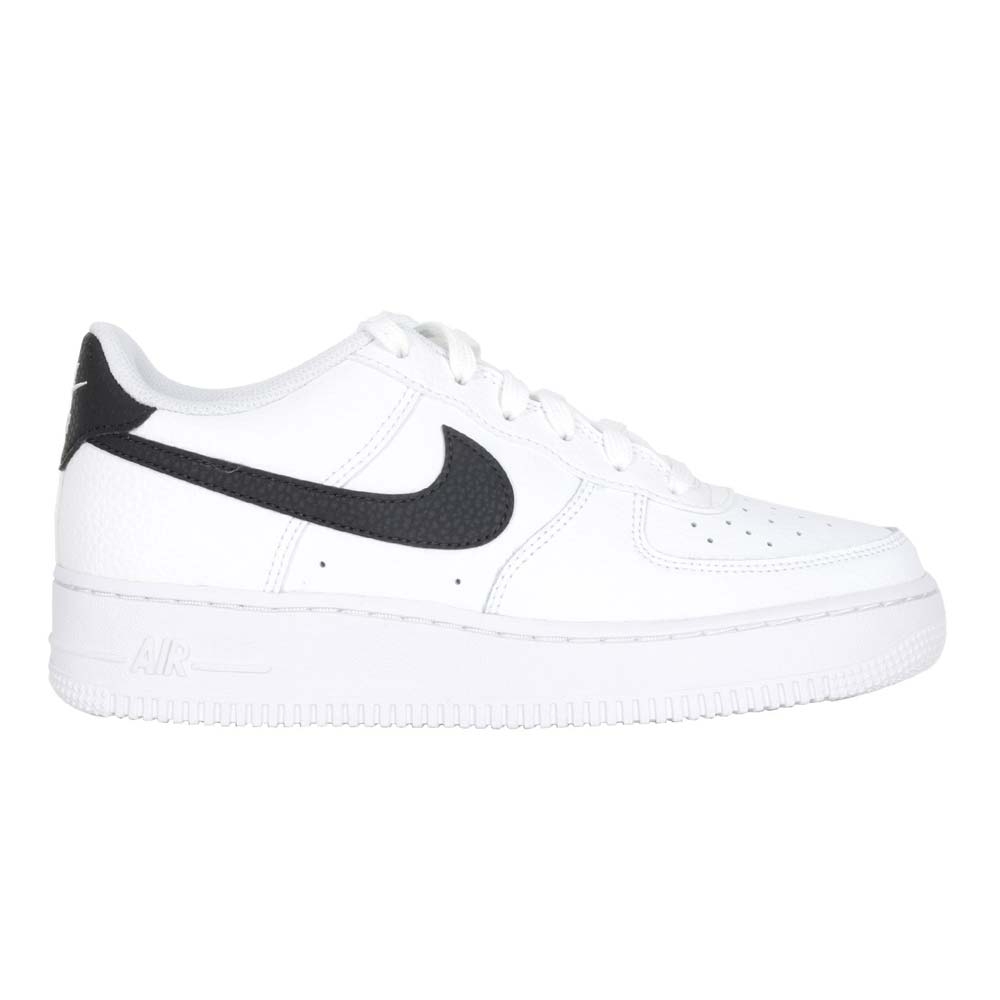 NIKE AIR FORCE 1-GS 男女童運動休閒鞋-皮革 復古 CT3839-100 白黑