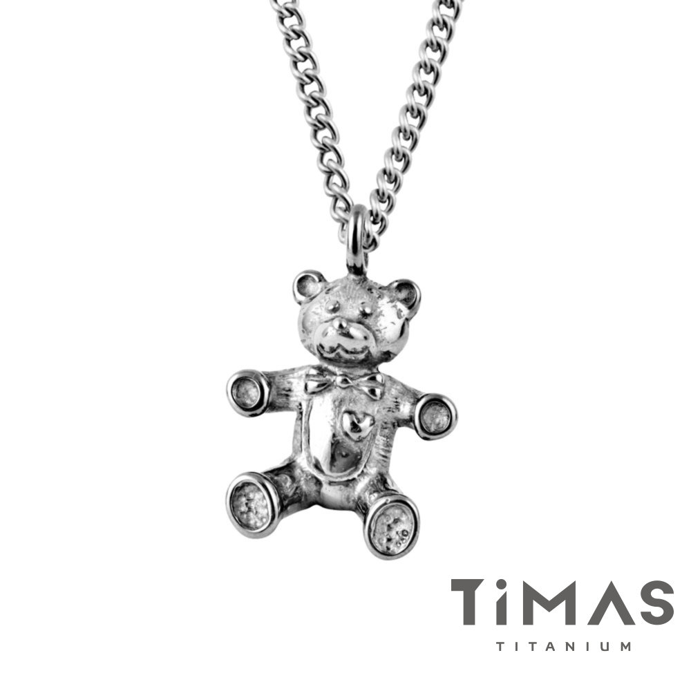 TiMAS《鈦美熊 Tibear》純鈦項鍊(M02D)