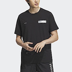 Adidas TH REF Tee [IA8095] 男 短袖 上衣 T恤 亞洲版 運動 訓練 休閒 寬鬆 棉質 黑