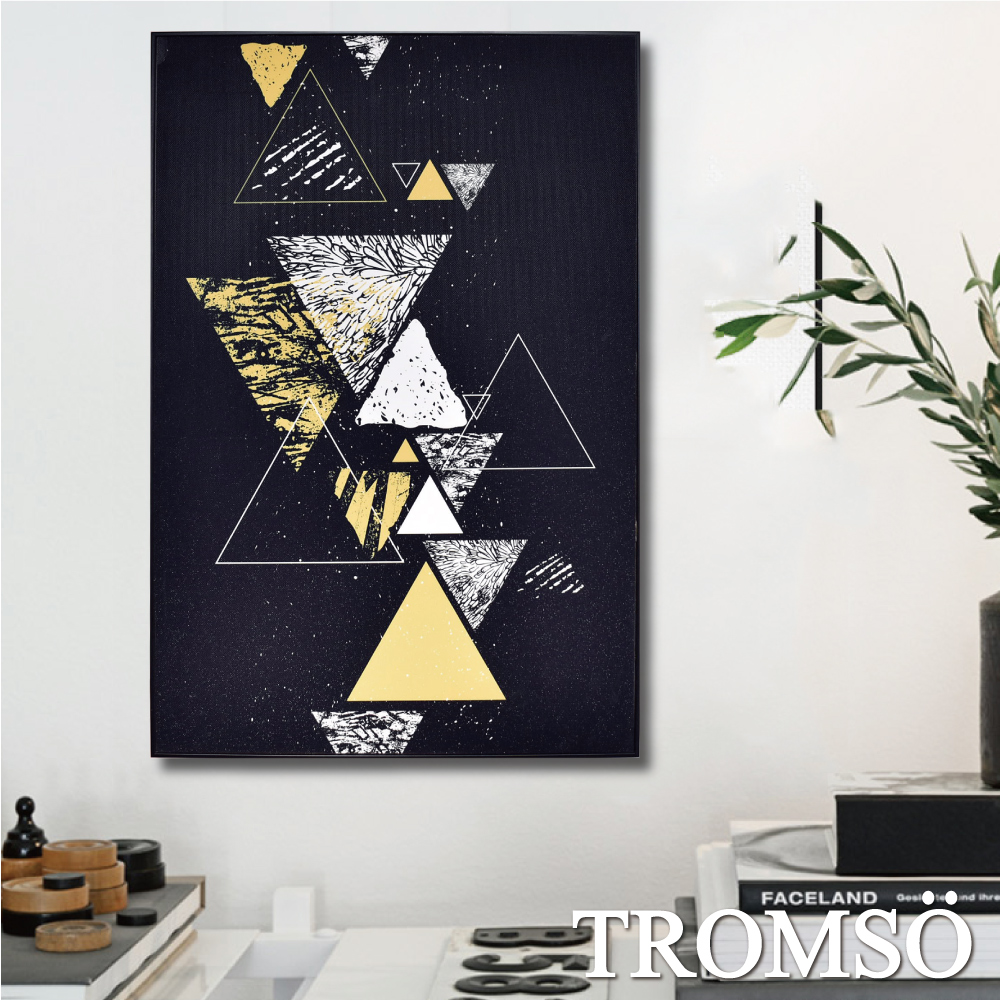 TROMSO 北歐生活版畫有框畫-星空三角WA68