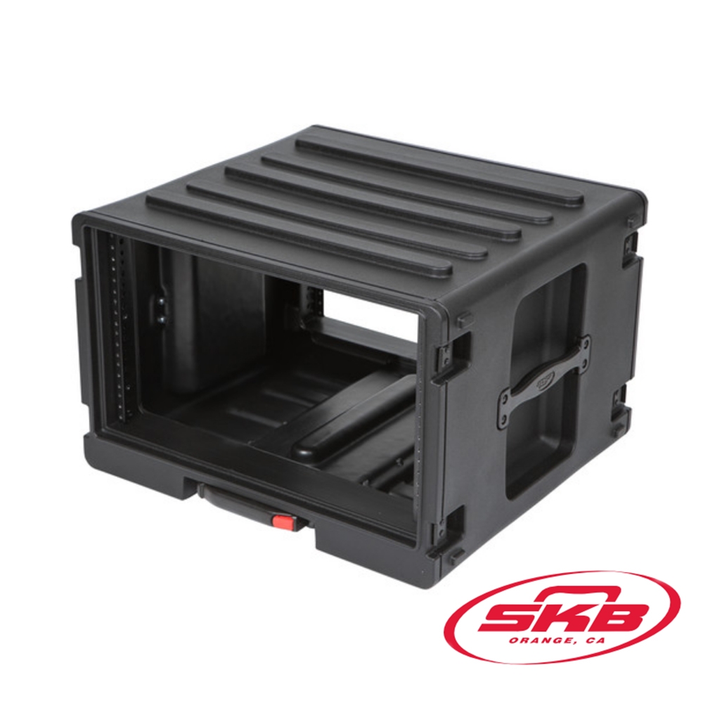 美國SKB Cases 6U Roto機架滾輪拉柄機箱1SKB-R6UW(彩宣總代理)