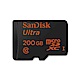 SanDisk 200G MicroSDXC memory Card C10 U1 A1 product thumbnail 1