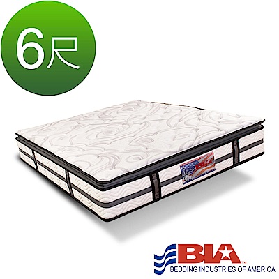 美國BIA名床-Seattle 獨立筒床墊-6尺加大雙人