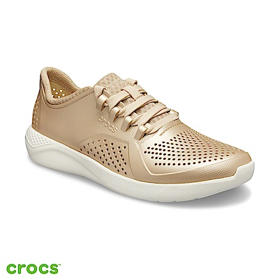 Crocs 卡駱馳 (女鞋) LiteRide徒步繫帶鞋 205235-99P