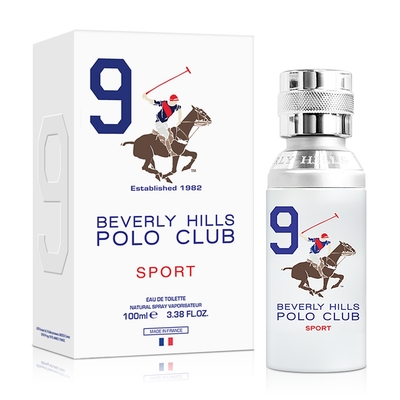 B.H.POLO 比佛利保羅 白色馬球騎士精神男性淡香水100ml