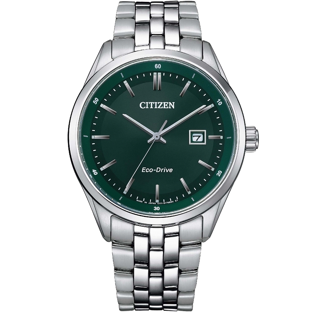 CITIZEN 星辰錶 GENT'S 優雅湖水綠 光動能(BM7569-89X)41mm