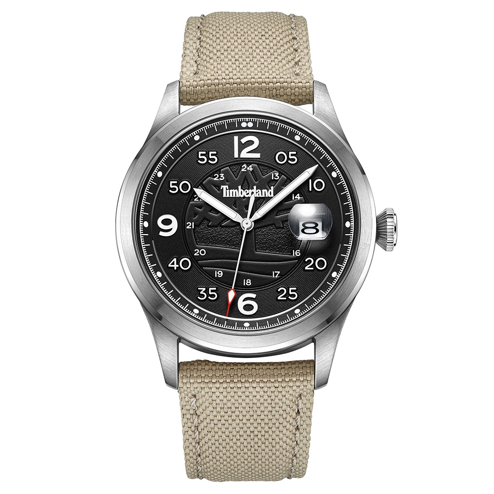 Timberland 天柏嵐CORNWALL系列經典復刻石英錶-黑面/42mm TDWGN2237506