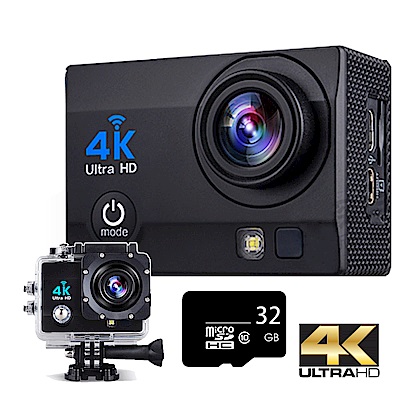 (贈32GB記憶卡) 4K-SHOT 4K UHD高畫質運動攝影機