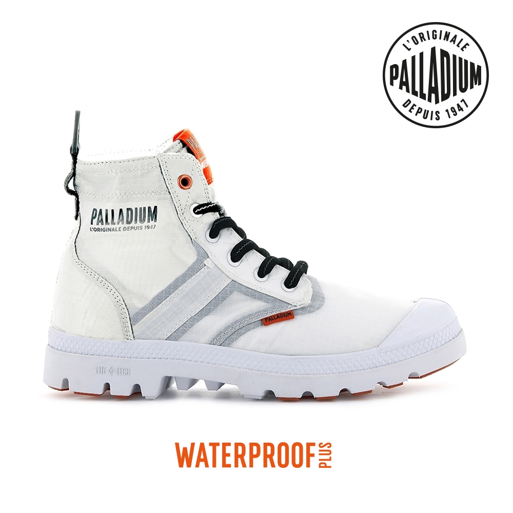 PALLADIUM PAMPA LITE+ VAPOR WP+輕量防水靴-中性-白