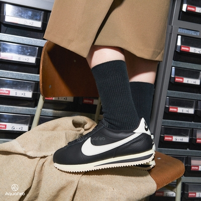 Nike Cortez Black and Sail 女 黑白 阿甘鞋 復古 運動 休閒鞋 FB6877-001