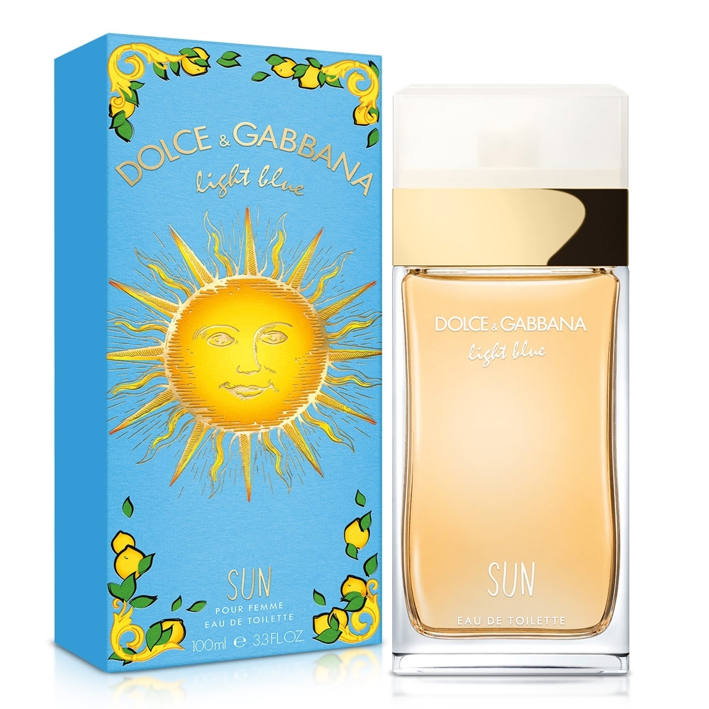 【短效品】D&G Light Blue Sun Woman 陽光夏日女性淡香水100ml