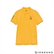 GIORDANO  男裝獅王刺繡POLO衫 - 39 水仙花黃 product thumbnail 1