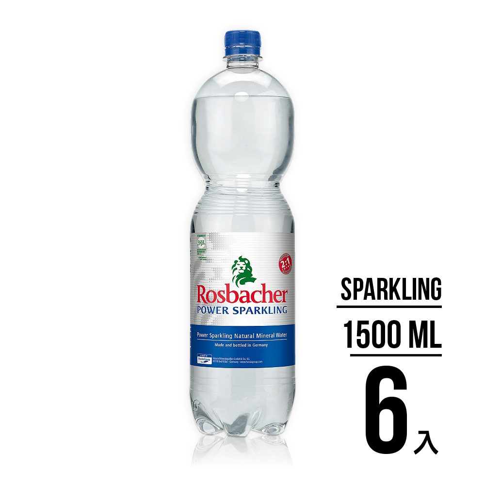 ROSBACHER 氣泡礦泉水(1500mlx6瓶)