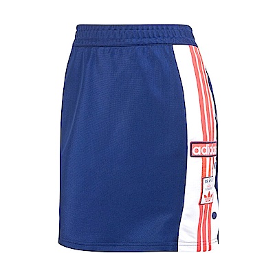 Adidas Adibrk Skirt IU2469 女 短裙 運動 休閒 三葉草 合身 排扣 藍