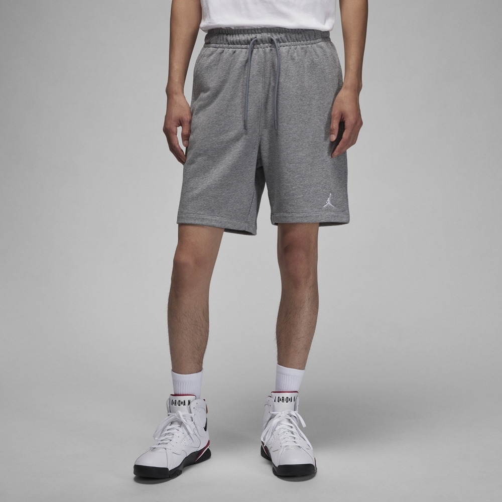 NIKE AS M J ESS FLC SHORT LB 男運動短褲-灰-FQ4535091