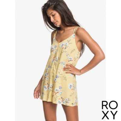 【ROXY】BLISSING ME PRINTED 連身褲 黃色