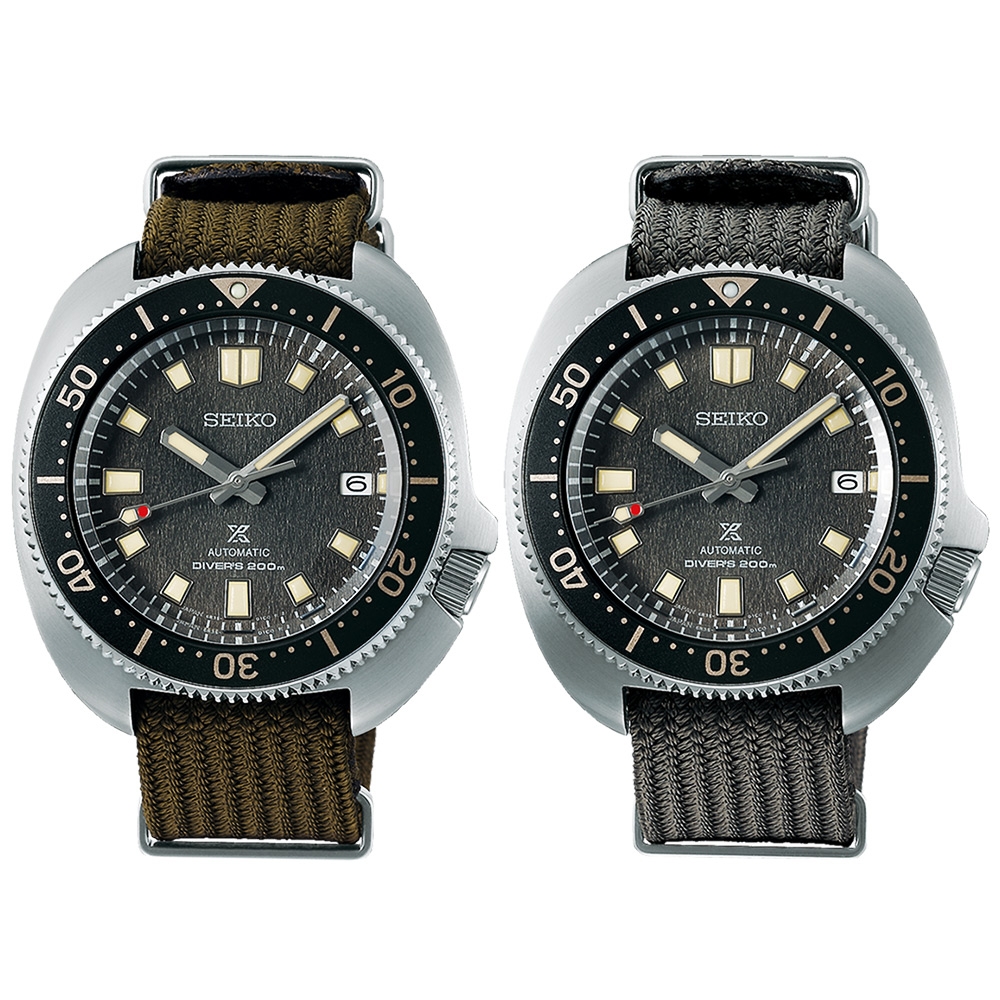 SEIKO 精工 Prospex DIVER SCUBA 1970現代版 200米潛水機械錶 套錶(SPB237J1/6R35-00T0N)