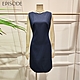 EPISODE - 氣質修身細條紋無袖洋裝E30476（藏藍） product thumbnail 1