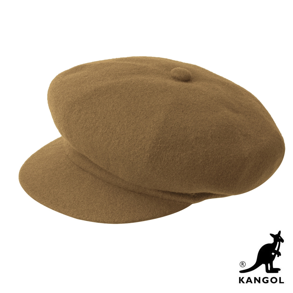 KANGOL-WOOL 報童帽 - 駝色