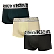 Calvin Klein Reconsidered Steel 絲質寬腰帶合身四角/平口褲 CK內褲-深綠、黃、黑 三入組 product thumbnail 1