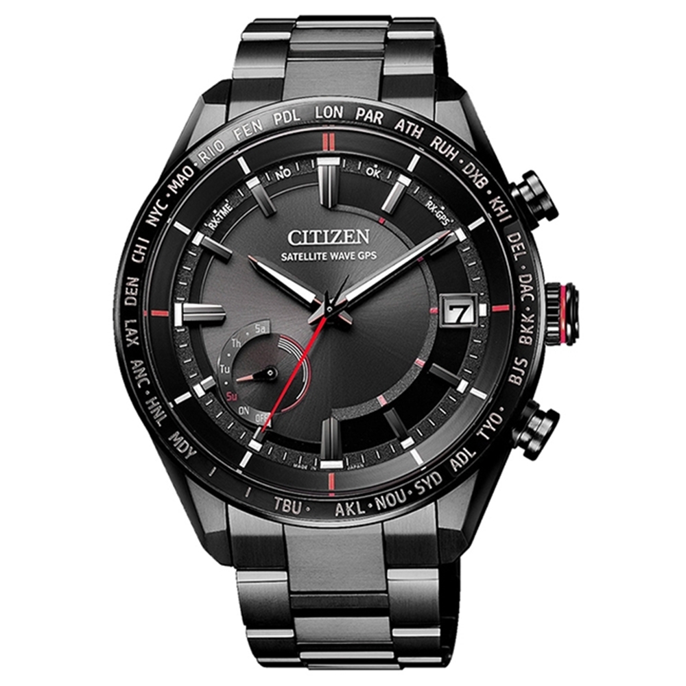 CITIZEN 星辰ATTESA GPS衛星電波鈦金屬腕錶44mm(CC3085-51E)