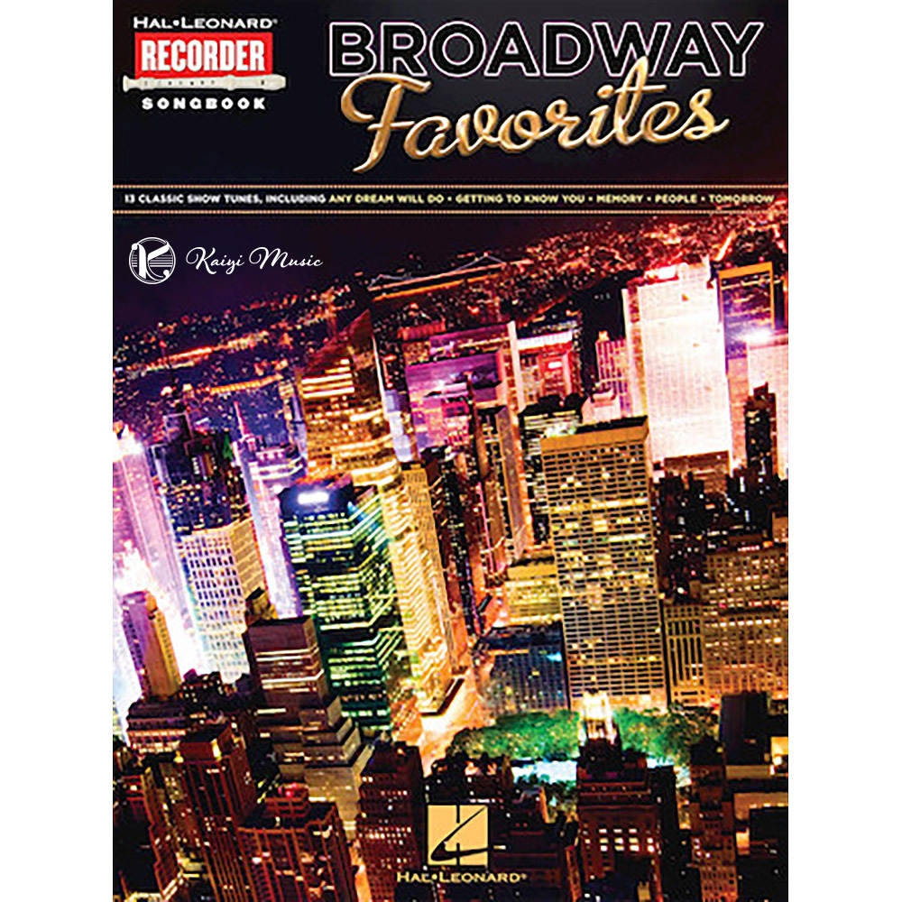 最受喜愛的百老匯樂曲 直笛樂譜Broadway Favorites Recorder Songbook432 | 拾書所