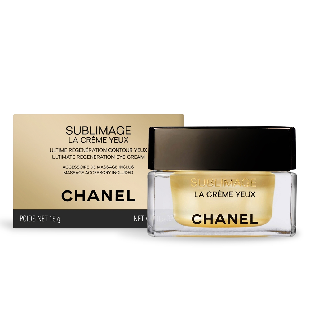 CHANEL 香奈兒 奢華金燦賦活亮眼霜15g-國際航空版