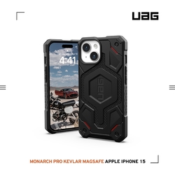 UAG iPhone 15 磁吸式頂級(特仕)版耐衝擊保護殼-軍用黑 (支援MagSafe)