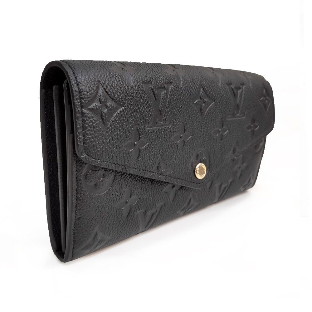 Louis Vuitton Sarah Wallet M82257 Black 